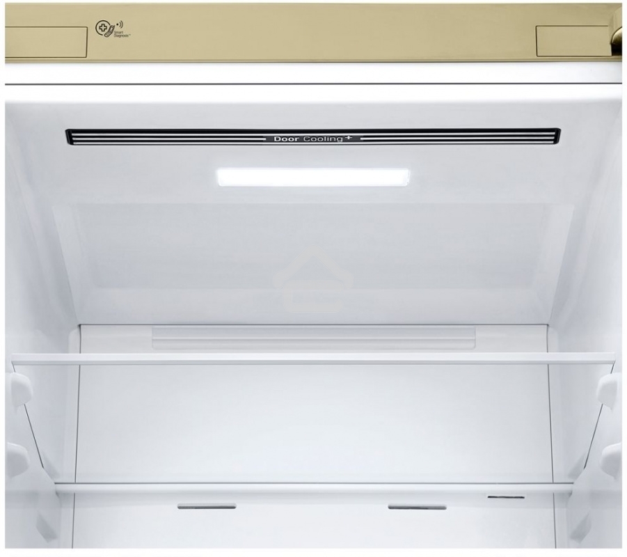 Холодильник LG GA-B509CECL бежевый, двухкамерный, 277/107л, морозилка снизу, No Frost
