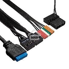 Компьютерный корпус Minitower ExeGate mEVO-9301-EVO800 (mATX, БП EVO800RGb с вент. 12см, с окном, 2хUSB+1хUSB 3.0, HD аудио, черный, с RGb подсветкой)