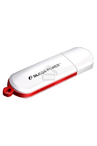 Флеш диск Silicon Power 32Gb LuxMini 320 SP032GBUF2320V1W USB2.0 белый