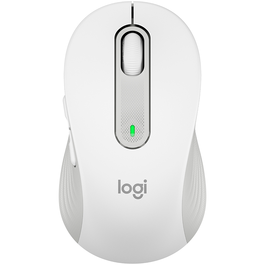 Мышь беспроводная Logitech Signature M650 белый, 4000 dpi, радиоканал, Bluetooth, USB, кнопки - 5