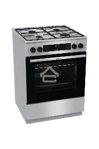 Комбинированная плита Gorenje GKS6C70XJ нержавеющая сталь (без крышки) реш.сталь