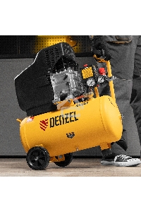Компрессор воздушный прям. привод DC1500/24, 1,5 кВт, 24 литра, 220 л/мин Denzel