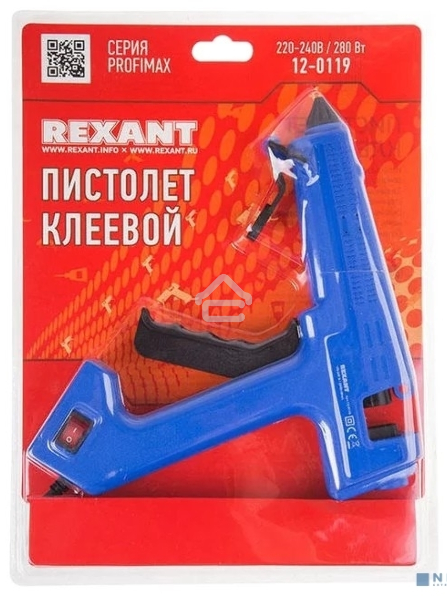 Пистолет клеевой Rexant (12-0119) 280 Вт O 11 мм серия ProfiMax (блистер)