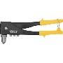 Заклепочник FIT 32040  поворотный на 90 и 180гр., 2,4-4,8мм, 265мм, 4 насадки, для заклепок из алюм.