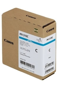 Картридж струйный Canon PFI-310 C 2360C001 голубой (330 мл) для Canon TX-2000/TX-3000/TX-4000