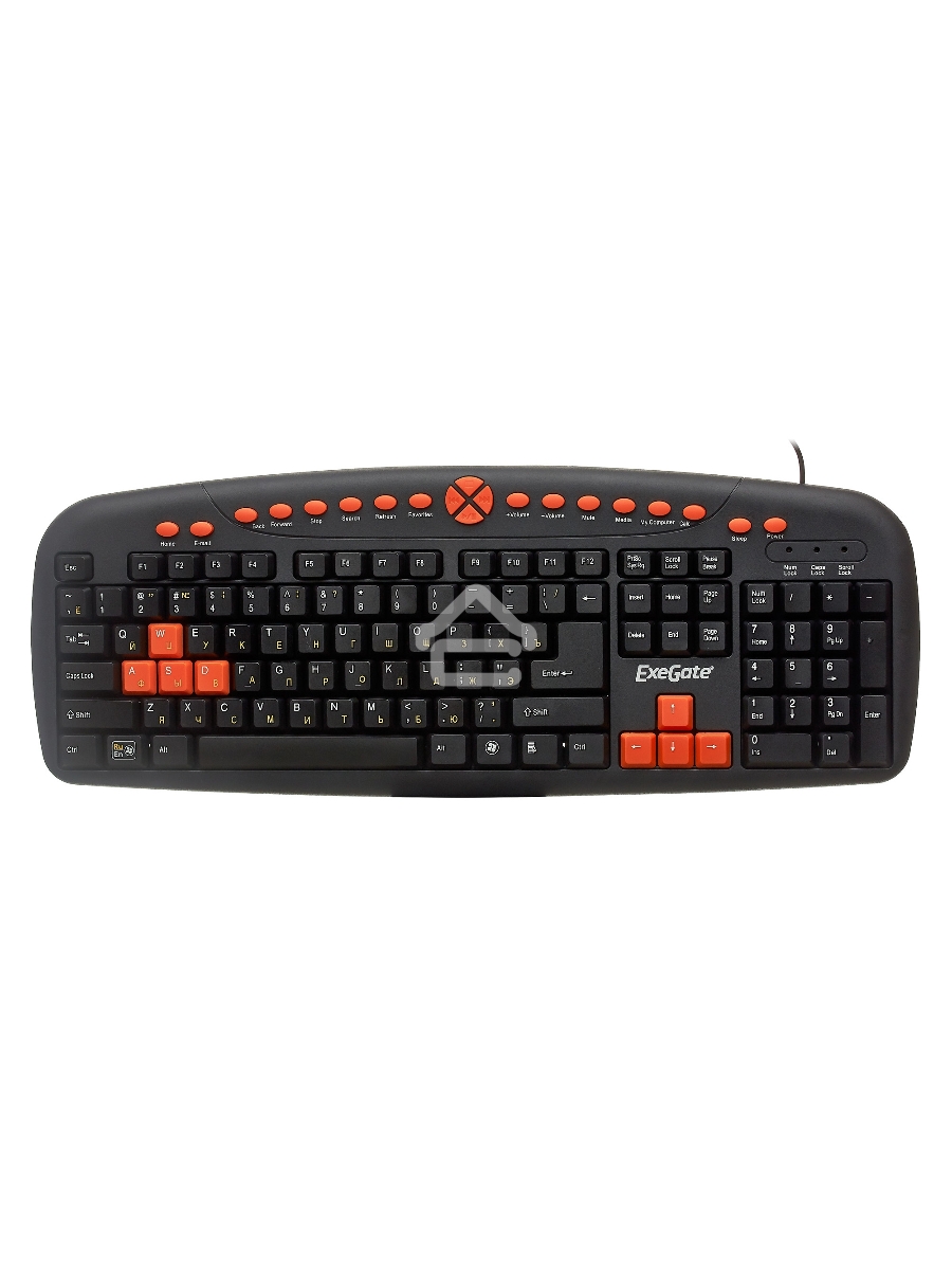 Клавиатура ExeGate LY-504M (EX280435RUS) проводная, USB, черный