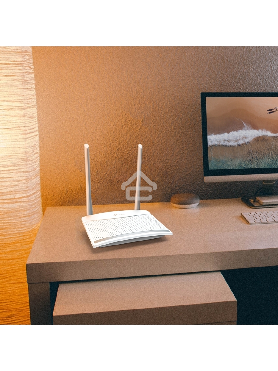 Роутер беспроводной TP-Link TL-WR820N N300 10/100BASE-TX белый