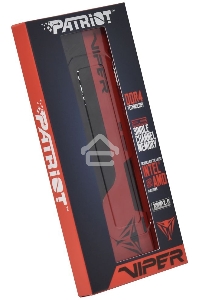 Оперативная память Patriot Viper Elite II, DDR4, 32GB (1x32 GB), 3600 MHz, CL20, радиатор, красный, чёрный