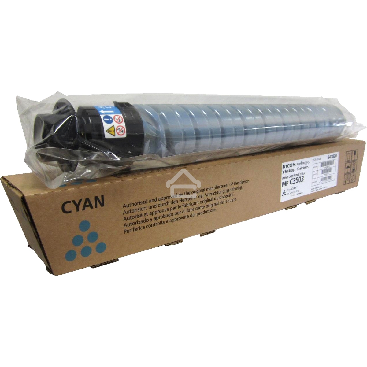 Картридж лазерный Ricoh 841820 тип MP3503, голубой для Aficio MP C3003/C3503, (18000 стр)