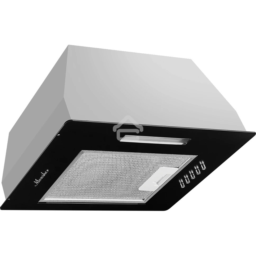 Вытяжка встраиваемая Monsher ANGERS 40 Noir черный, 40 см, 800 куб. м/ч, 45 дБ