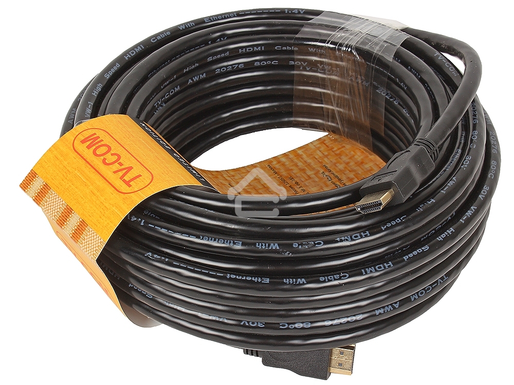 Кабель цифровой TV-COM HDMI19M to HDMI19M, V1.4+3D, 15m CG150S-15M