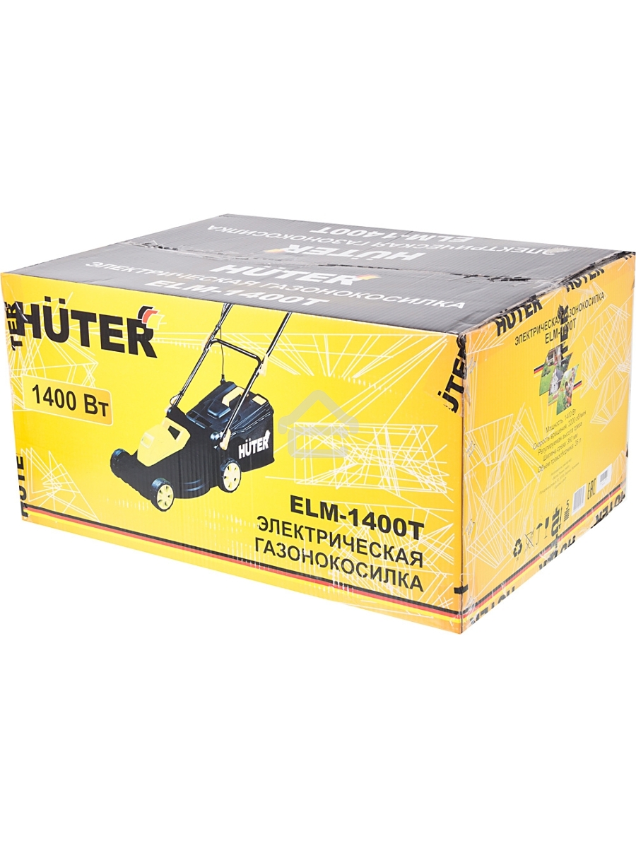 Газонокосилка электрическая ELM-1400Т Huter