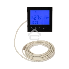 Терморегулятор с автоматическим программированием и сенсорными кнопками R100B черный Rexant