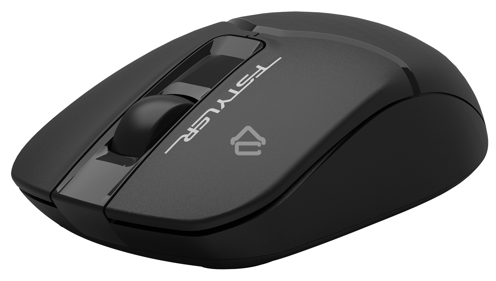 Мышь беспроводная A4Tech Fstyler FB12 черный, 1200 dpi, радиоканал, Bluetooth, USB, кнопки - 3