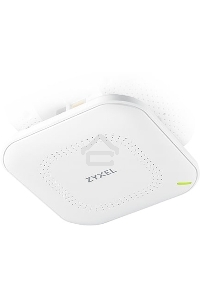 Точка доступа Zyxel NebulaFlex NWA90AX PRO, WiFi 6, 802.11a/b/g/n/ac/ax (2,4 и 5 ГГц), MU-MIMO, антенны 3x3, до 575+2400 Мбит/с, 1xLAN 2.5GE, PoE, защита от 4G/5G, БП в комплекте