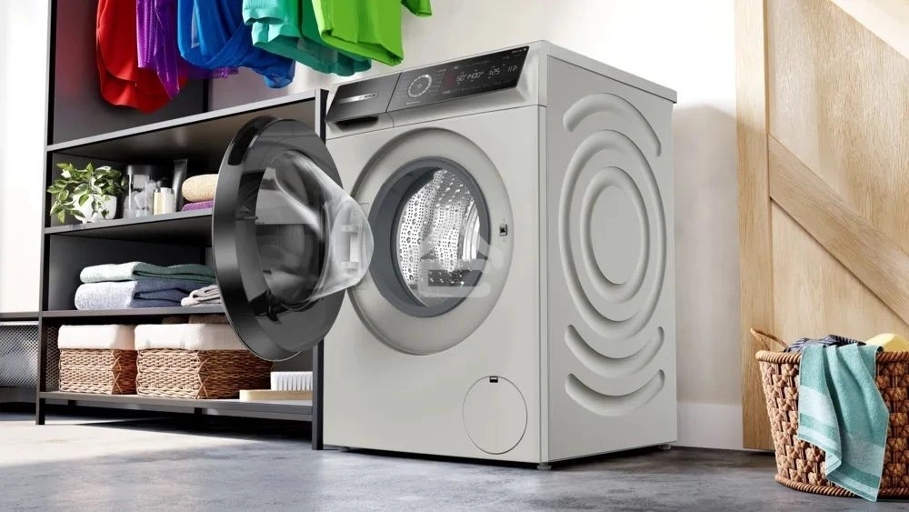 Стиральная машина Bosch Serie 8 WGb2440XME серебро, загрузка фронтальная 9 кг, 1400 об/мин., класс: А+++