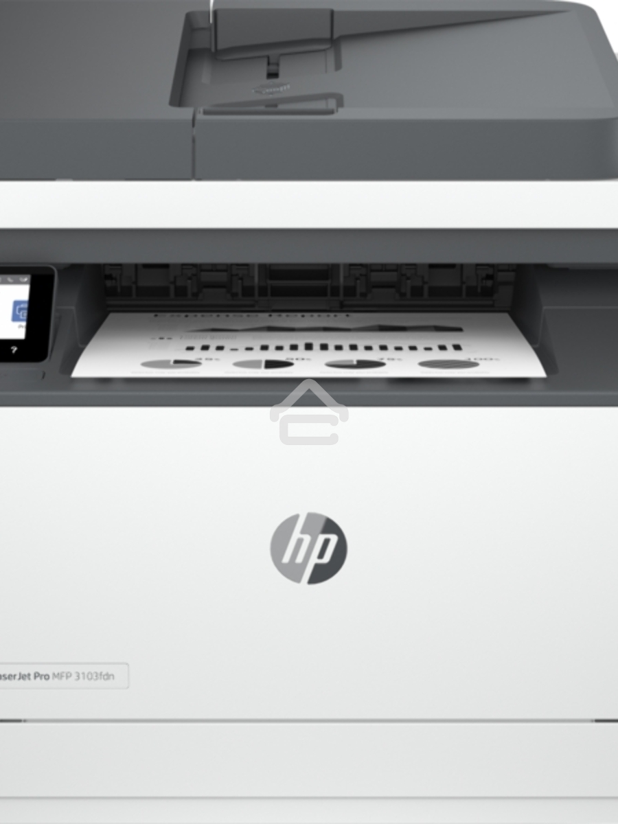 МФУ лазерный HP LaserJet Pro 3103fdn (3G631A), A4, ч/б, печ. 33 стр/мин., скан. до 19 стр/мин. (ч/б) 8 стр/мин. (цвет), 1200x1200 dpi, USB, Ethernet