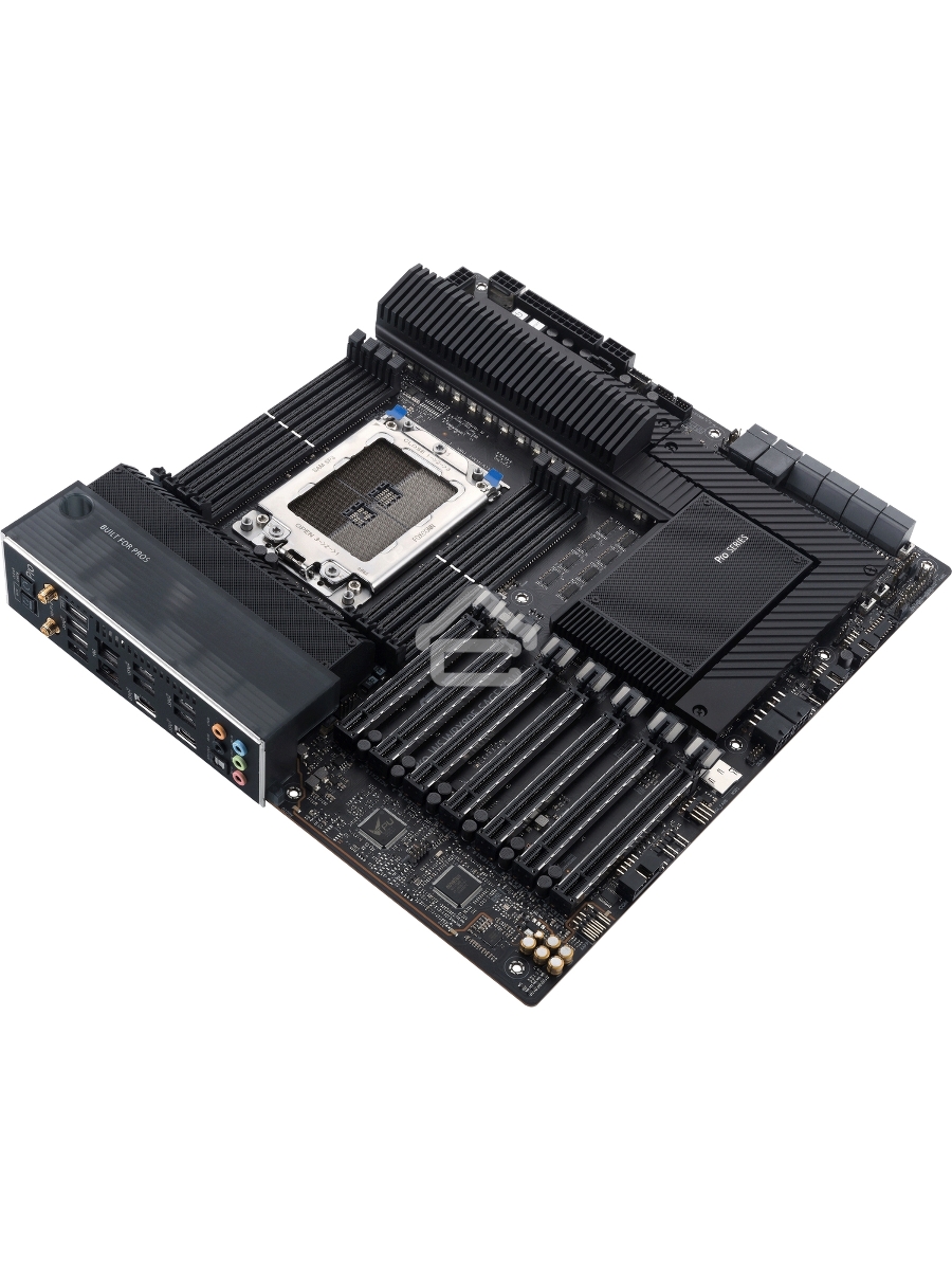 Материнская плата ASUS Pro WS WRX80E-SAGE SE WIFI, sWRX8, AMD WRX80, 8xDDR4, 8xSATA, 3xM.2, 7xPCI-E 4.0 x16, 2x 10Gb LAN, 8xUSB-A 3.2 Gen 2, 5x3.5 мм, 7.1, E-ATX