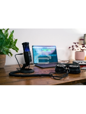Микрофон проводной Audio-Technica AT2020USBX 2.0м черный