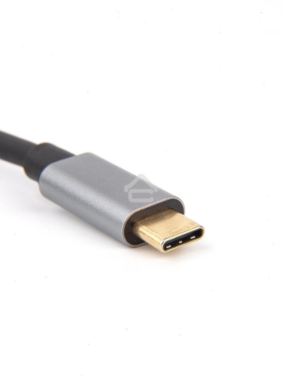 Кабель-концентратор USB 3.1 Type-Cm --> RJ-45+3port USB3.0(f) Aluminum Shell VCOM <DH311A>