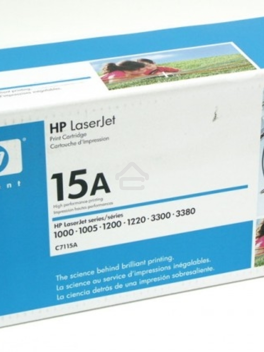 Картридж лазерный HP C7115A черный LJ 1000W/1200/1220/3300, (2500стр.)