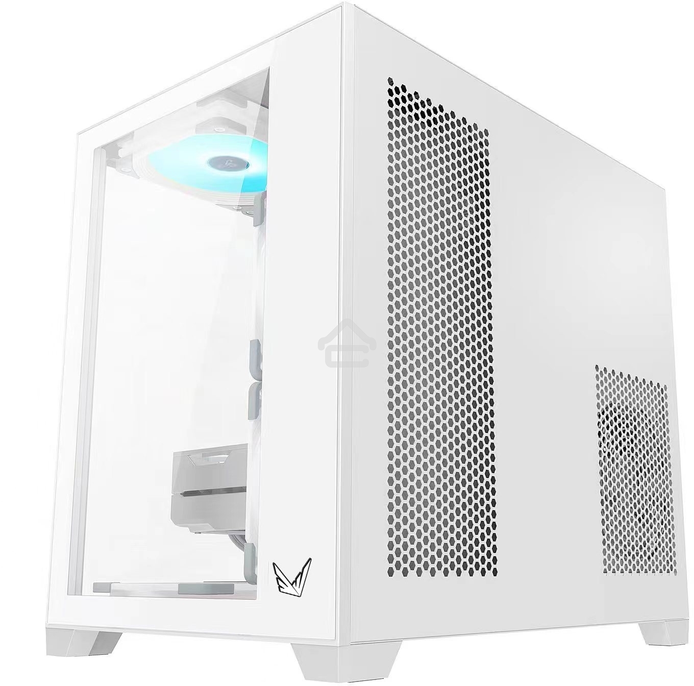 Компьютерный корпус AeroCool/Formula Crystal Z5 белый без БП mATX 11x120мм 2xUSB 2.0 1xUSB 3.0 audio bott PSU