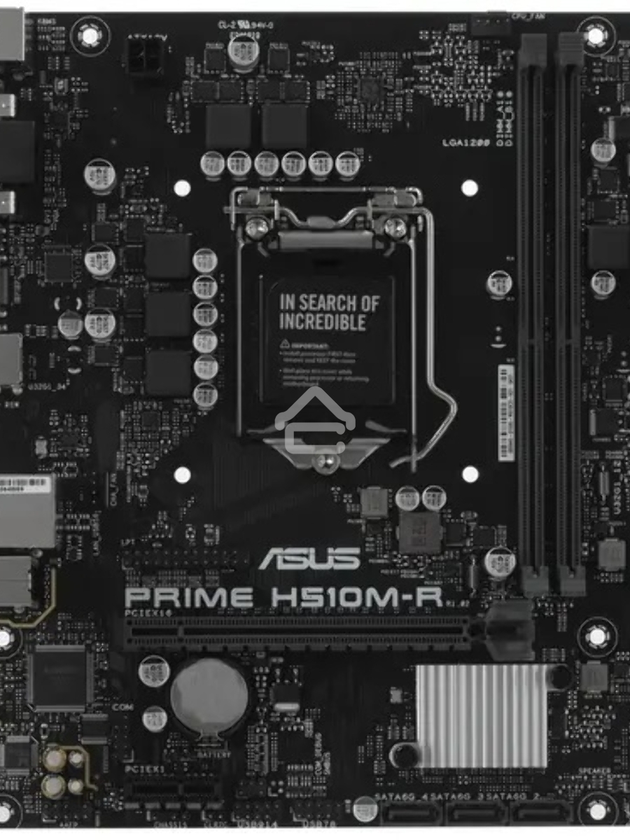 Материнская плата ASUS PRIME H510M-R R2.0-SI, LGA 1200, Intel H470, 2xDDR4, 4xSATA, 1xPCIe 4.0 x16, 1xPCIe x1, 1xHDMI, 1xVGA, 2xUSB-A 3.2 Gen 1, 2xUSB-A 2.0, 1x 1Gb LAN, 3x3.5 мм, 7.1, mATX