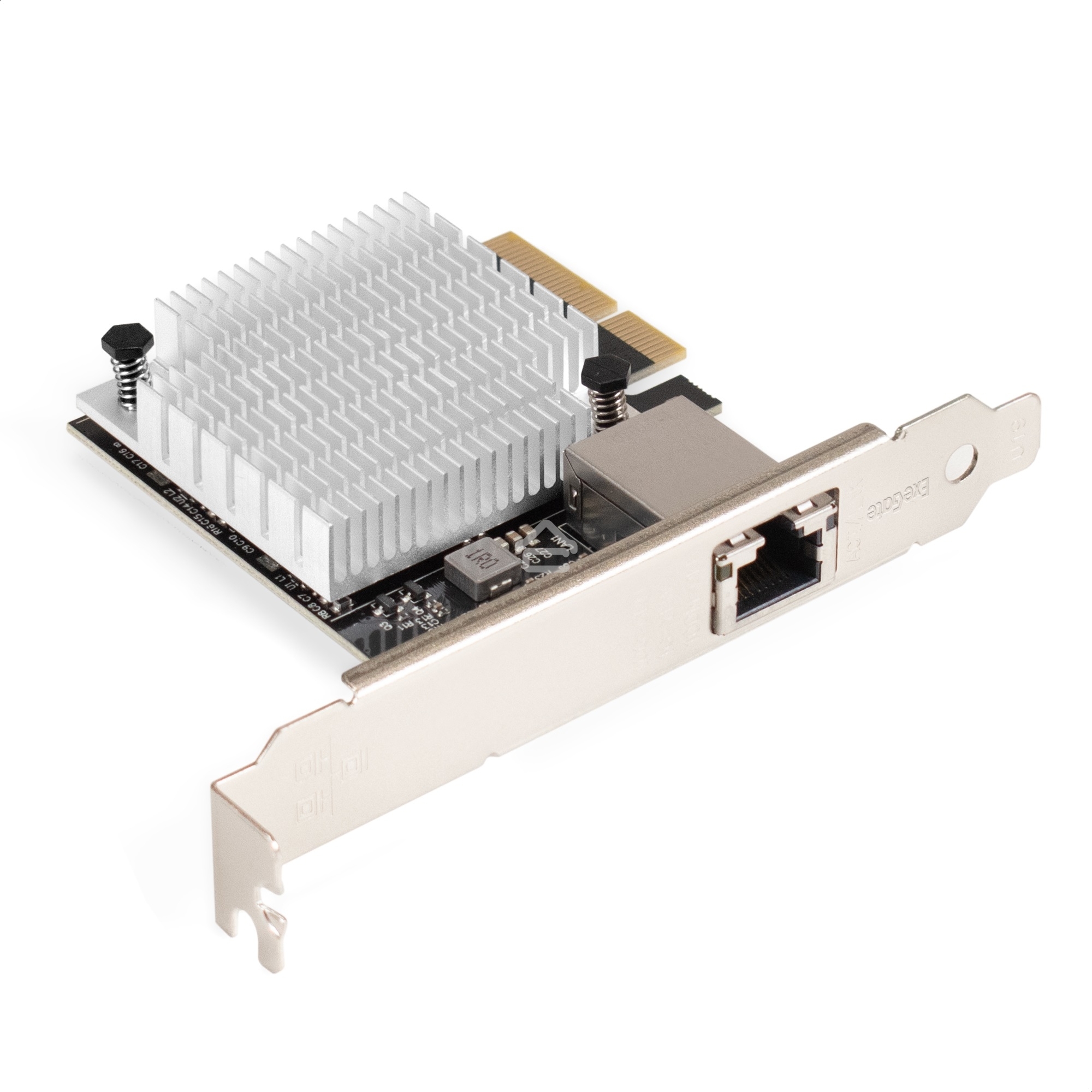 Сетевой адаптер ExeGate EXE-107S (PCI-E x4 v3.0, 1xRJ45, UTP 100Mbps/1000Mbps/2.5Gbps/10Gbps Marvell AQC107S)