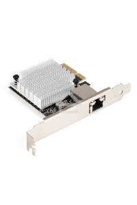 Сетевой адаптер ExeGate EXE-107S (PCI-E x4 v3.0, 1xRJ45, UTP 100Mbps/1000Mbps/2.5Gbps/10Gbps Marvell AQC107S)