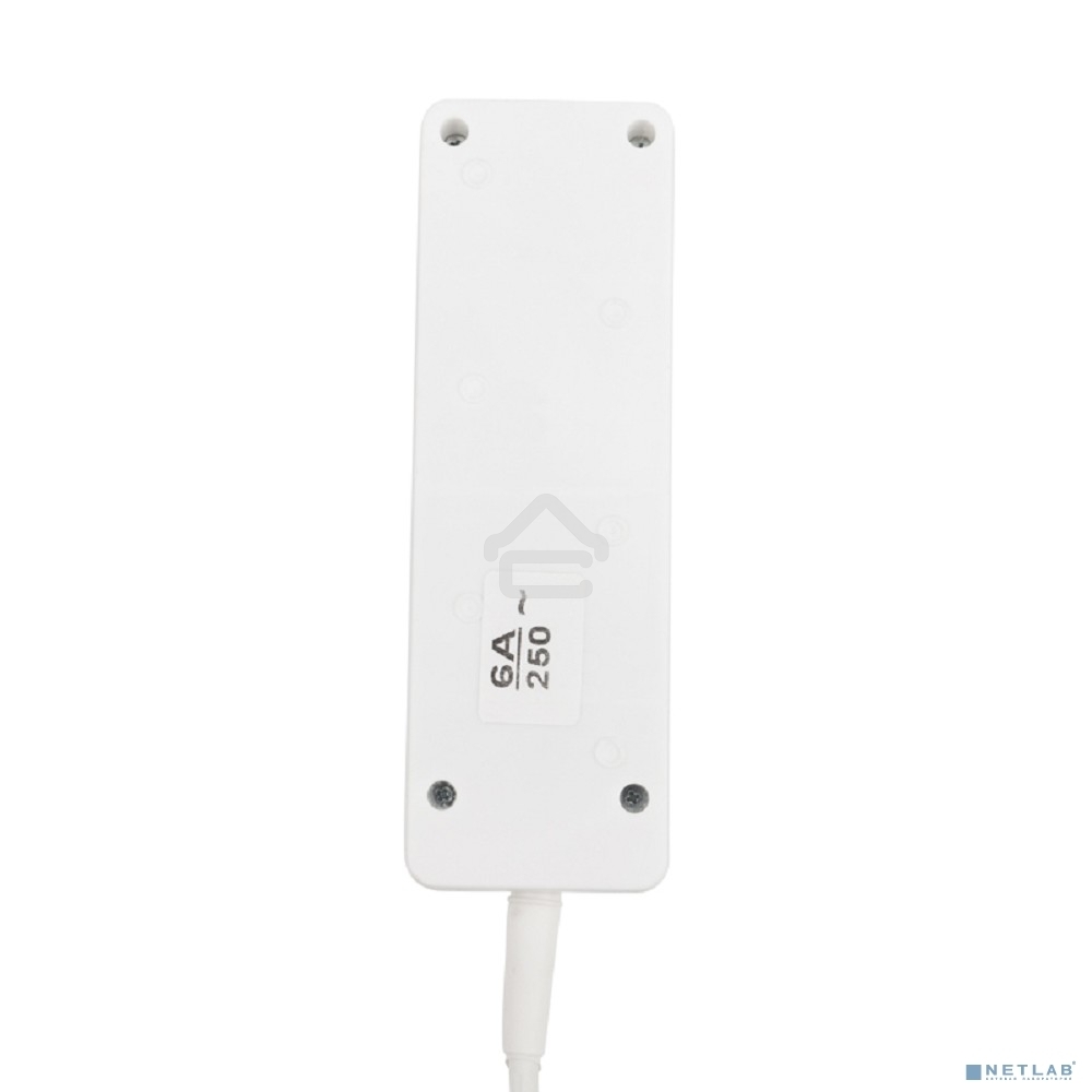 Удлинитель PROconnect 3 гнезда, 10 м, 3х0.75 мм², с/з, белый