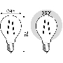 Лампа филам. Gauss Filament 5Вт цок.:E14 свеча 220B св.свеч.бел.теп. (упак.:10шт) (105801105)