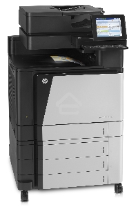 МФУ лазерный HP Color LaserJet Enterprise Flow M880z  (A2W75A#B19), A3, цветной, печ. до 46 стр/мин., скан. до 70 стр/мин. (ч/б) 68 стр/мин. (цвет), 1200 x 1200 dpi (печать) 600x600dpi (скан.), USB, RJ-45