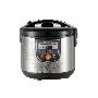Мультиварка Centek CT-1498 (чёрный, сталь) 700Вт, 5.0л, 10 программ + 28 программ Мультишеф