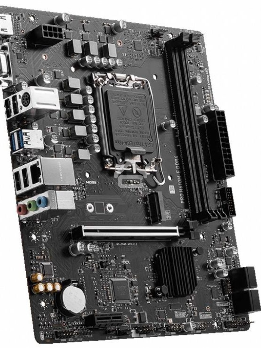 Материнская плата MSI PRO H610M-E DDR4, LGA 1700, Intel H610, 2xDDR4, 4xSATA, 1xM.2, 1xPCIe 4.0 x16, 1xPCIe 4.0 x1, 1xHDMI, 1xVGA, 1xRJ45 1Gb, 2xUSB-A 3.2 Gen 1, 4xUSB-A 2.0, 3x3.5мм, 7.1, mATX