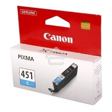Картридж струйный CLI-451C (6524B001) для Canon PIXMA iP7240/MG6340/MG5440, Голубой, 332стр.