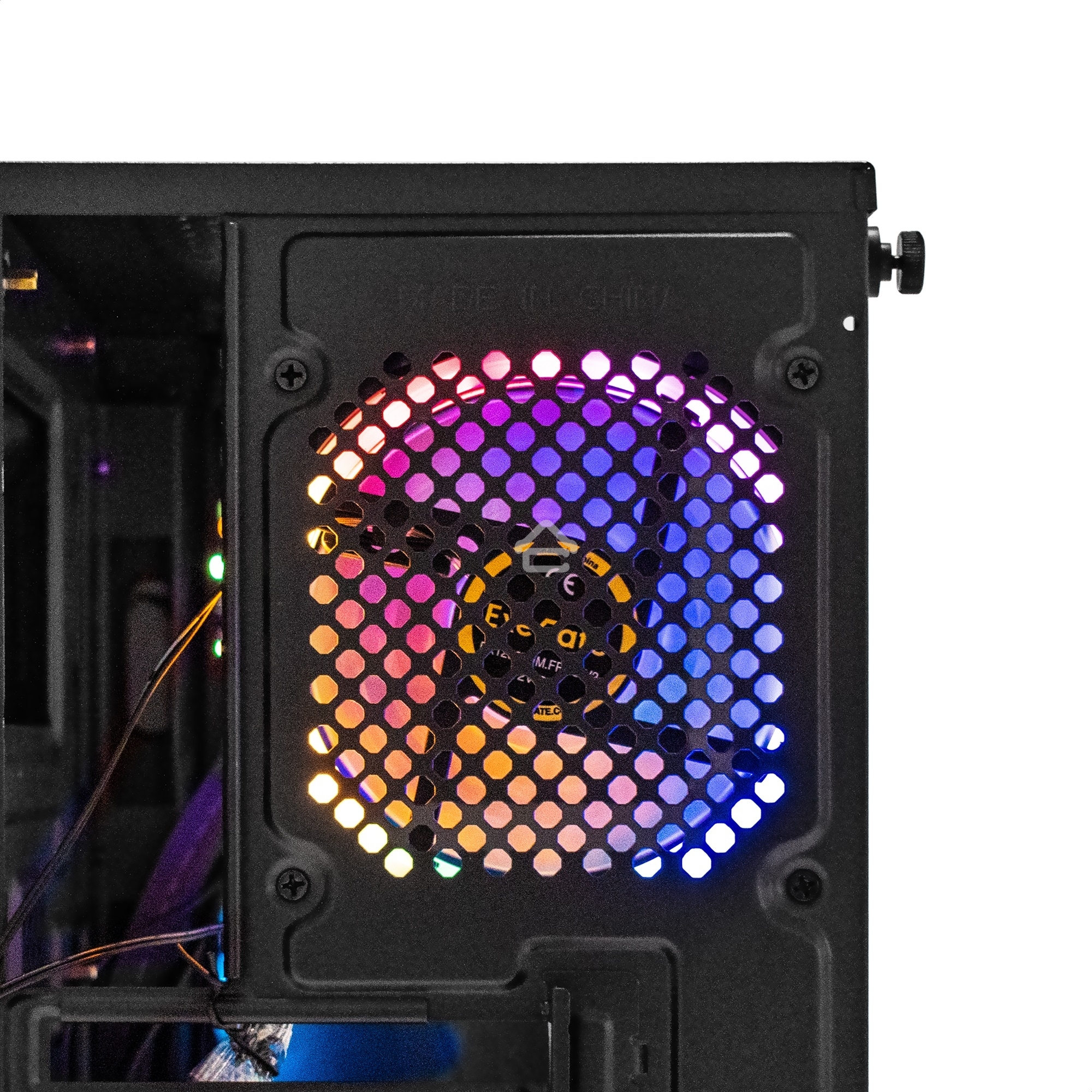 Компьютерный корпус Minitower ExeGate Mistery R2-NPX400 (mATX, БП 400NPX с вент. 12 см, 2*USB+1*USB 3.0, аудио, черный, 1 вент. 12см с RGb подсветкой и полоса на передней панели, боковая панель - закаленное стекло)