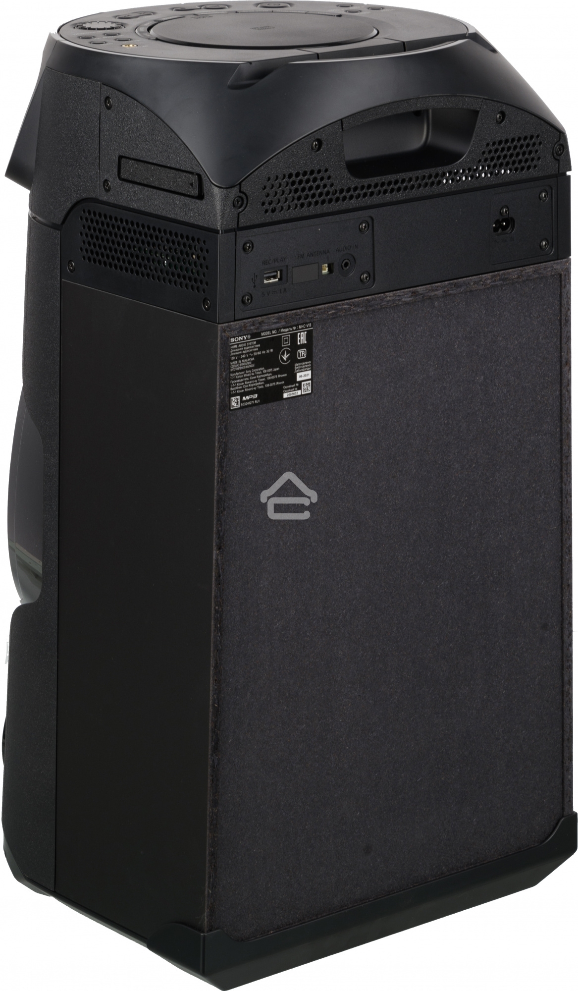 Минисистема Sony MHC-V13 черный CD CDRW FM USB BT