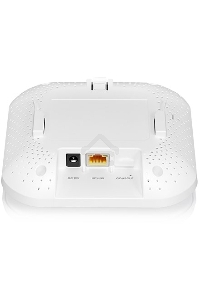 Точка доступа Zyxel NebulaFlex NWA90AX PRO, WiFi 6, 802.11a/b/g/n/ac/ax (2,4 и 5 ГГц), MU-MIMO, антенны 3x3, до 575+2400 Мбит/с, 1xLAN 2.5GE, PoE, защита от 4G/5G, БП в комплекте