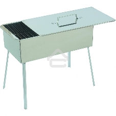 Коптильня двухъярус. 500x270x175 мм,нерж. сталь 0,8 мм, с поддон,на ножках, Camping Palisad