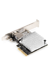Сетевой адаптер ExeGate EXE-107S (PCI-E x4 v3.0, 1xRJ45, UTP 100Mbps/1000Mbps/2.5Gbps/10Gbps Marvell AQC107S)