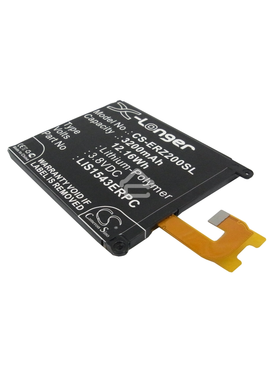Аккумулятор CameronSino CS-ERZ200SL LIS1543ERPC для Sony Xperia Z2 D6503 3.8V / 3200mAh / 12.16Wh