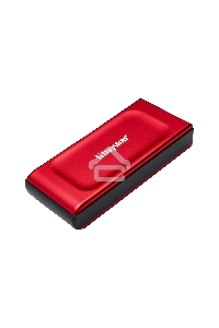 Твердотельный накопитель Kingston External SSD XS1000, 2000GB, Type-C/A, USB 3.2 Gen 2, R/W 1050/1000MB/s, 70x33x14mm, 29g., Red (5 лет)