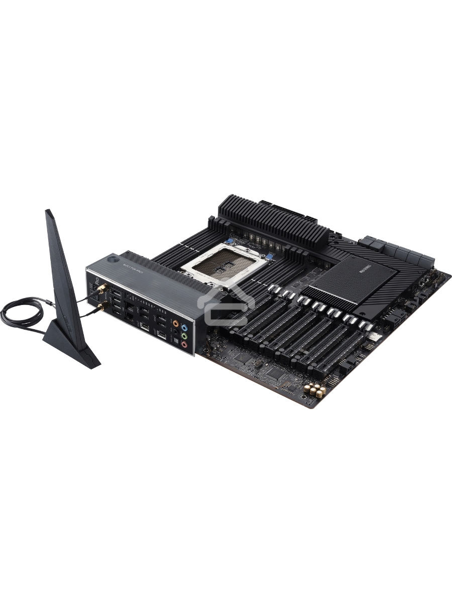 Материнская плата ASUS Pro WS WRX80E-SAGE SE WIFI, sWRX8, AMD WRX80, 8xDDR4, 8xSATA, 3xM.2, 7xPCI-E 4.0 x16, 2x 10Gb LAN, 8xUSB-A 3.2 Gen 2, 5x3.5 мм, 7.1, E-ATX