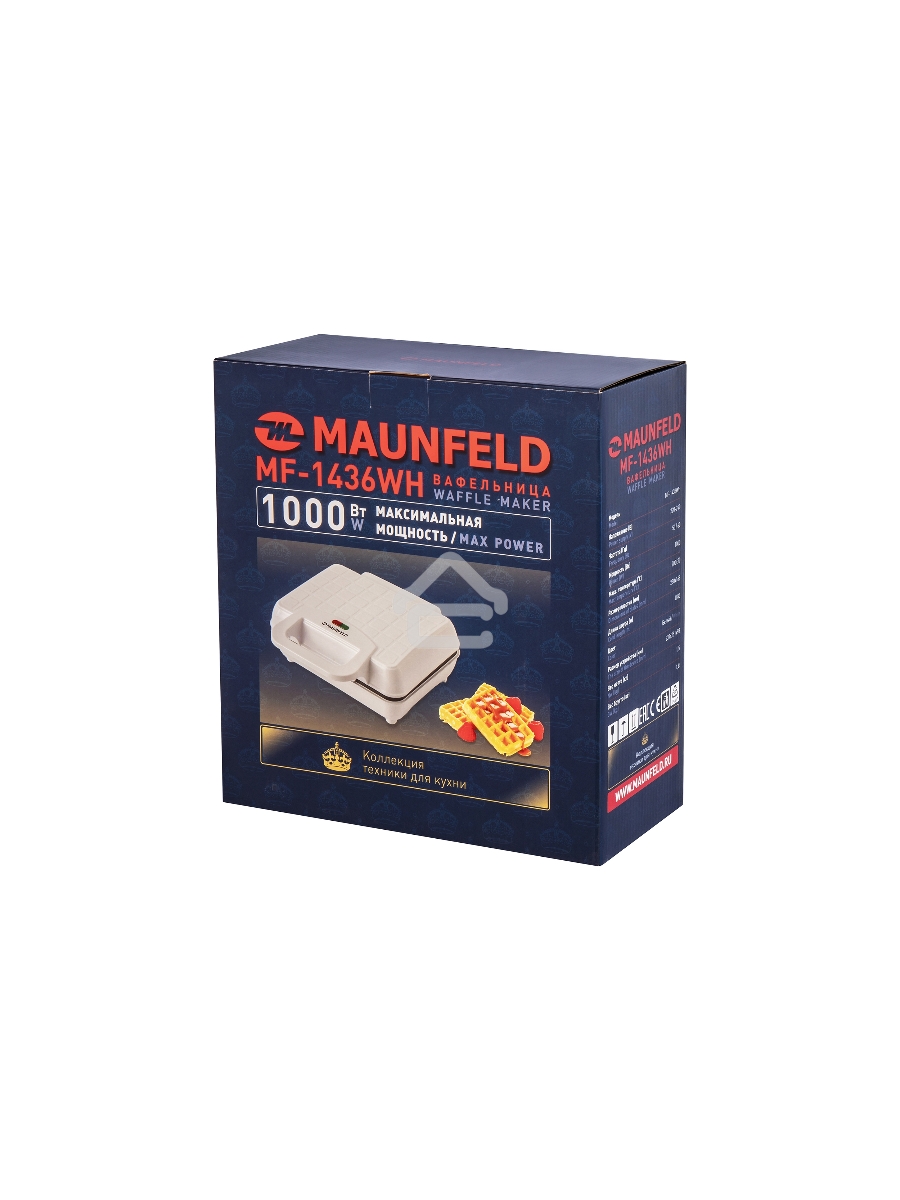Вафельница Maunfeld MF-1436WH