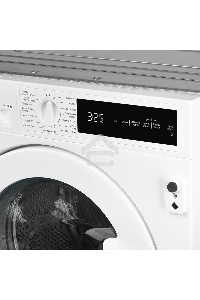 Встраиваемая стирально-сушильная машина Kuppersberg WDM 560, загрузка при стирке 7 кг, загрузка при сушке 5кг,  отжим 1400 об/мин, сенсорное управление, 15 программ, 81.9х59х54.2 см