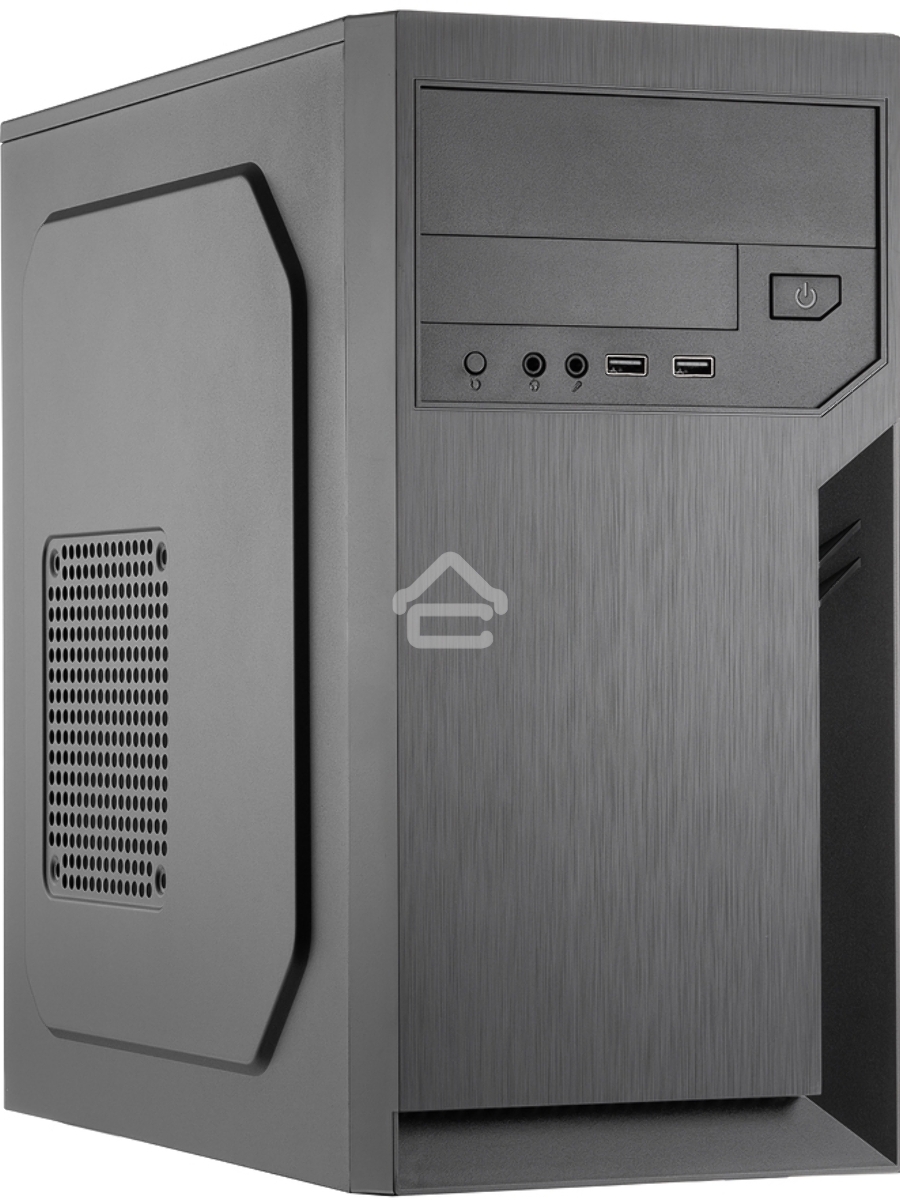 Компьютерный корпус Foxline FL-702, mATX, 1x5.25EXT, 1x3.5EXT, 2x3.5INT, 2xUSB3.0, HDA, w/o FAN, w/450W ATX PSU, w/1.2m EU pwr cord