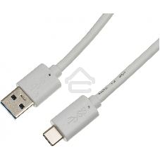 Кабель Buro BHP USB-TPC-1.8W USB 3.0 A(m) USB Type-C (m) 1.8м белый