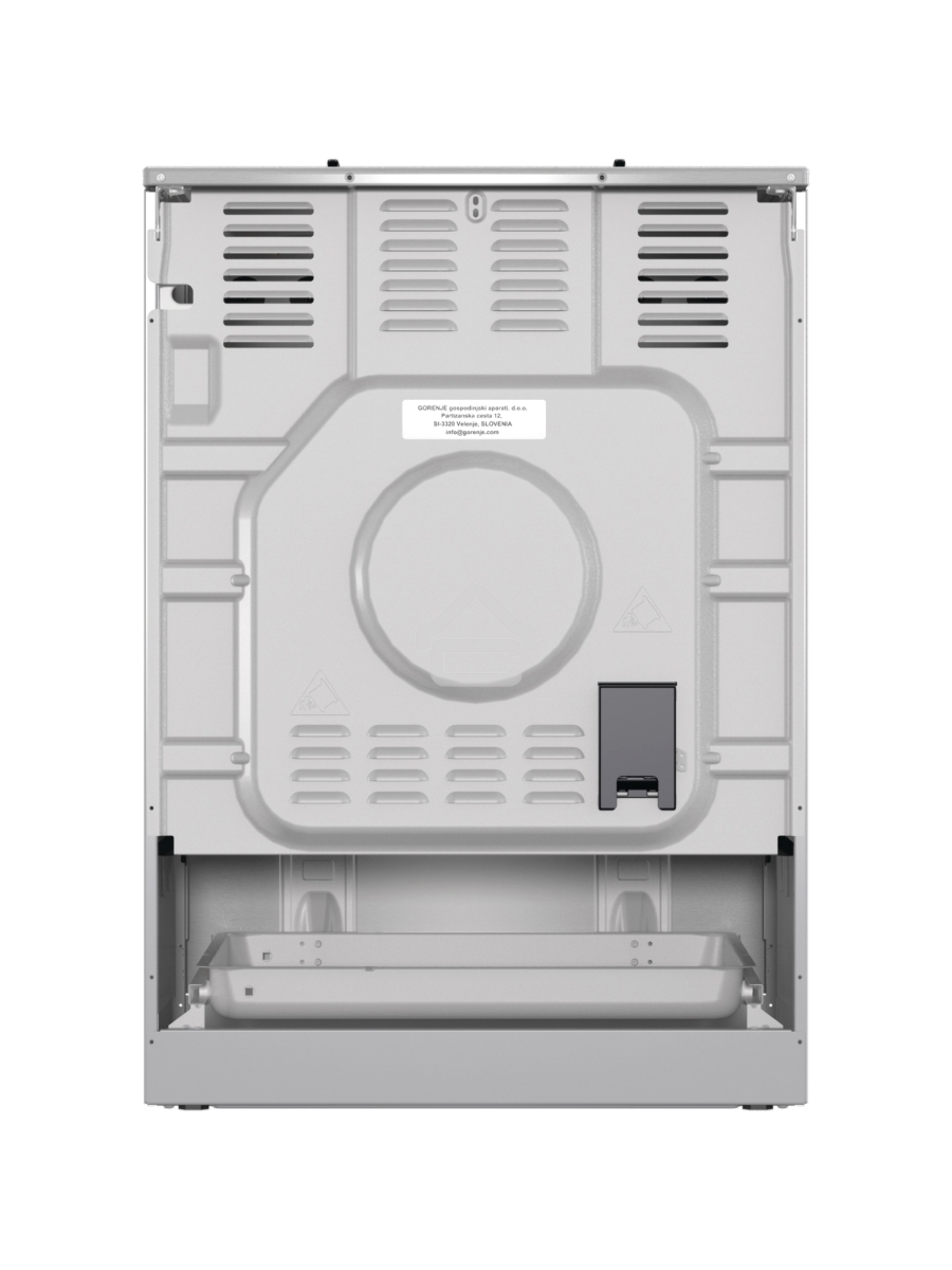 Плита комбинированная Gorenje GKS6C70XJ серый, конфорок 4 газовых, духовка 71 л, 60 см x 85 см x 60 см