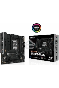 Материнская плата ASUS TUF GAMING B760M-PLUS, LGA 1700, Intel B760, 4xDDR5, 4xSATA, 2xM.2, 1xPCIe 5.0 x16, 1xPCIe 4.0 x4, 1xPCIe x1, 2xUSB-A 3.2 Gen 2, 3xUSB-A 3.2 Gen 1, 2xUSB 2.0, 1xUSB-C 3.2 Gen 2x2, 1x2.5Gb LAN, 5x3.5 мм, 7.1, mATX