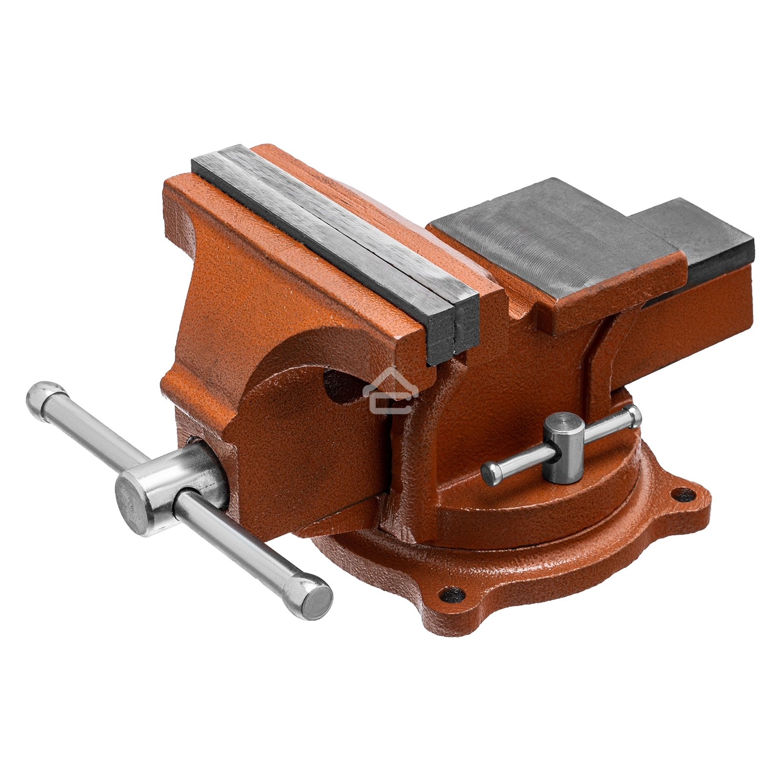 Тиски Sparta слесарные 125мм поворотные с наковальней